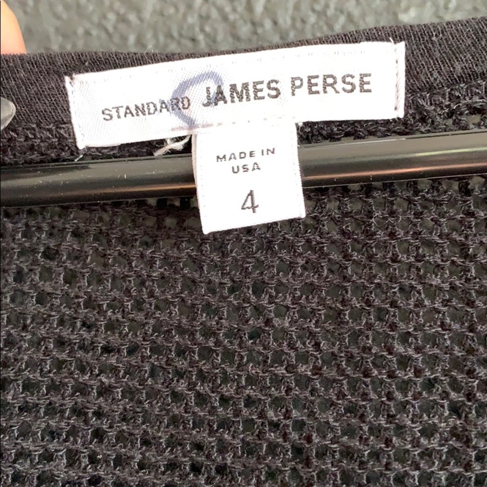 James Perse Mesh Knit Raglan Top - Picture 4 of 5